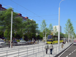 Radní odklepli stavbu nové tramvajové trati, původně se s ní počítalo už před rokem 1989