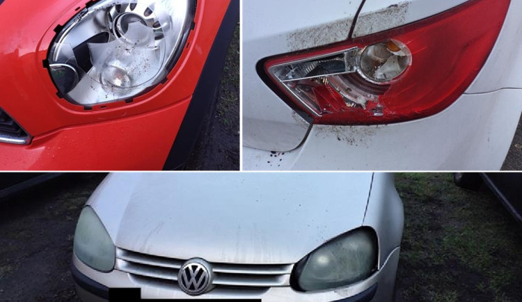 Muž házel v noci na auta kameny, chebští strážníci ho rychle dopadli