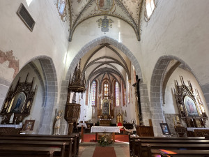 Kostel sv. Jakuba - interiér