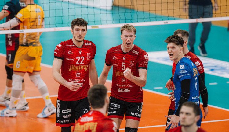 Volejbalisté Jihostroje jsou znovu v semifinále. O finále se poperou s pražskými Lvy