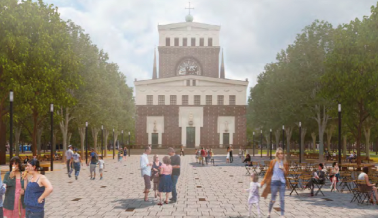 Opravy pražského náměstí Jiřího z Poděbrad budou hotové v červnu