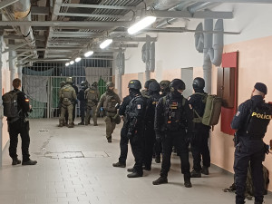 Vzpoura vězňů a rukojmí ve Věznici Plzeň. Složky IZS si vyzkoušely krizový scénář