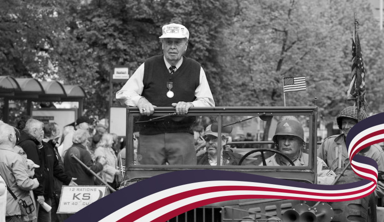 Zemřel válečný veterán a osvoboditel jihozápadních Čech Vernon Schmidt, foto: Slavnosti svobody