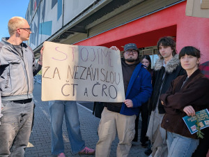 Studenti protestem podpořili ČT a ČRo, média vstoupila do stávkové pohotovosti