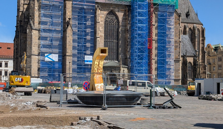 Chrtice bude letos bez vody kvůli rekonstrukci náměstí