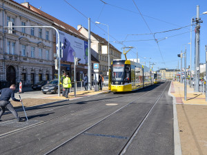 Končí rekonstrukce tramvajové trati číslo 2. Provoz se na koleje vrátí od 1. května