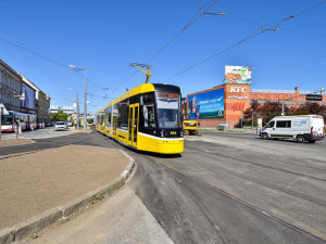 Končí rekonstrukce tramvajové trati číslo 2. Provoz se na koleje vrátí od 1. května