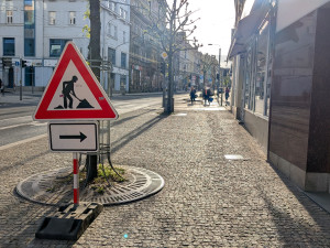 Místo tragické nehody na dnešní Americké třídě