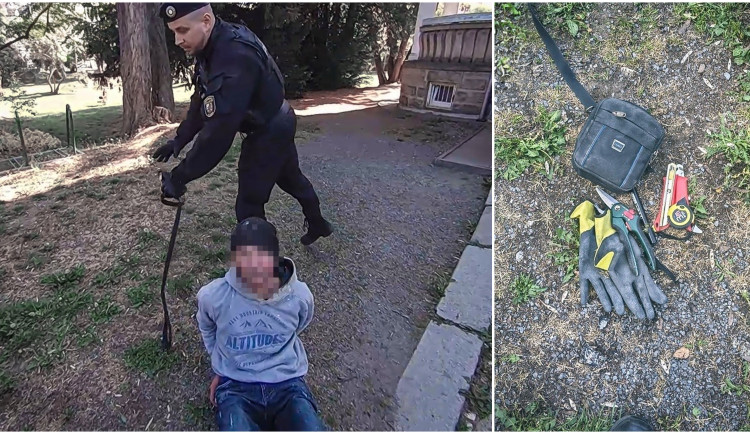 Ozbrojený muž se snažil vloupat do školky. Když přišli strážníci, sáhl po noži