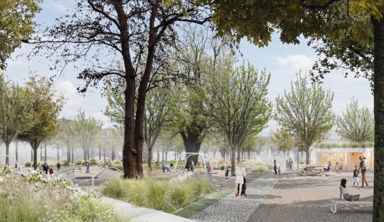 Nová podoba náměstí Míru vzešla z dvanácti návrhů v architektonické soutěži