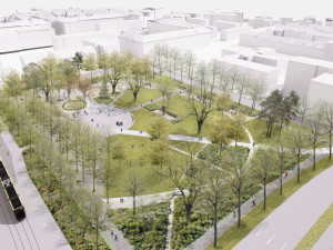 Nová podoba náměstí Míru vzešla z dvanácti návrhů v architektonické soutěži