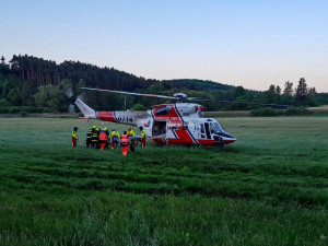 Řidič na čtyřkolce narazil do betonové skruže, náraz ho doslova katapultoval