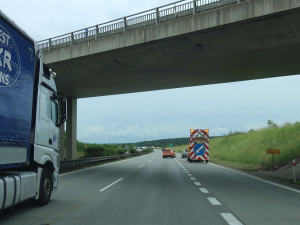 Dramatická záchranná akce na dálnici D5. Zraněného daňka lovili mezi svodidly