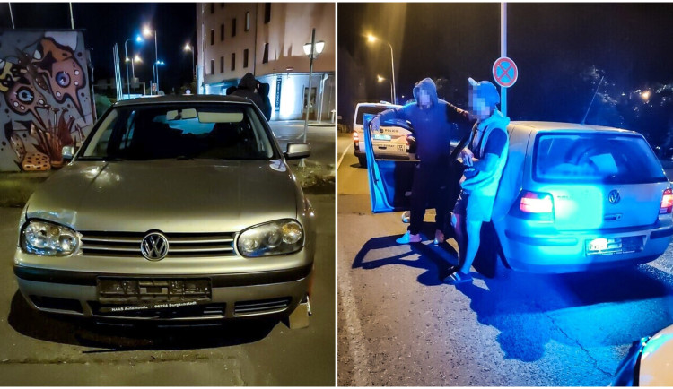 Muž se proháněl městem v autě bez registračních značek, přihodil i další prohřešky