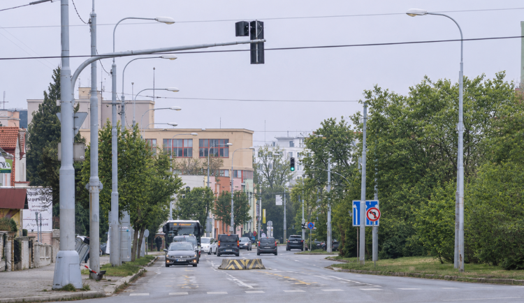 Masarykova ulice před rekonstrukcí