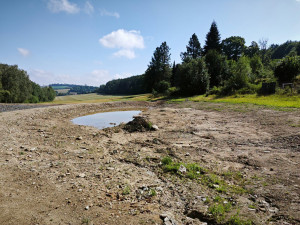Město nechalo vybudovat nové tůňky a malé nádrže, pomohou zadržet vodu v krajině