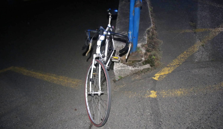Cyklista spadl z tohoto kola