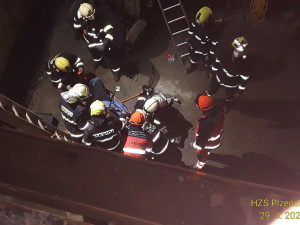 Jedna z velmi vážných nehod, kde Bronislav Dvořák zasahoval, foto: HZS Plzeňského kraje