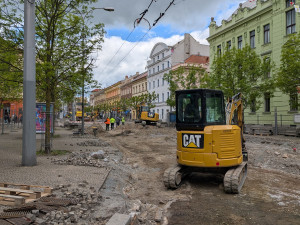 Na Americké třídě se pracovalo od poloviny května