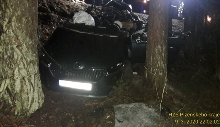 FOTOGALERIE: Nehoda na Plzeňsku