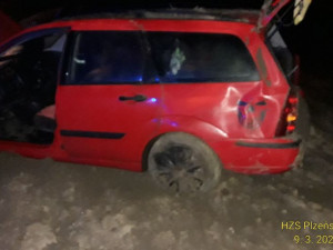 FOTOGALERIE: Nehoda na Plzeňsku