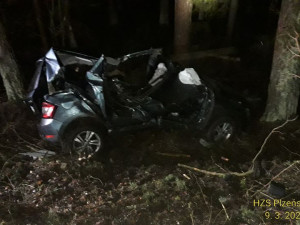 FOTOGALERIE: Nehoda na Plzeňsku