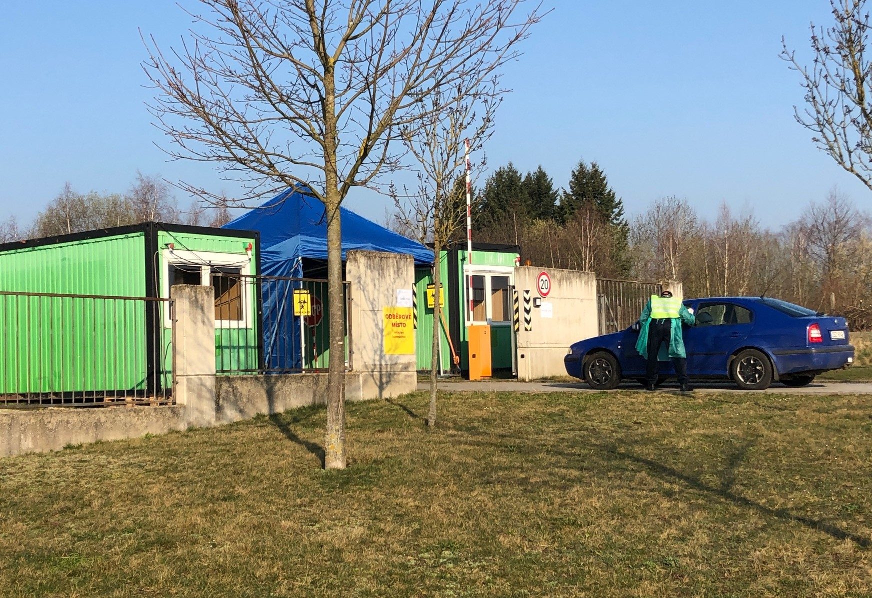 FOTOGALERIE: Náběrové místo v Domažlické nemocnici