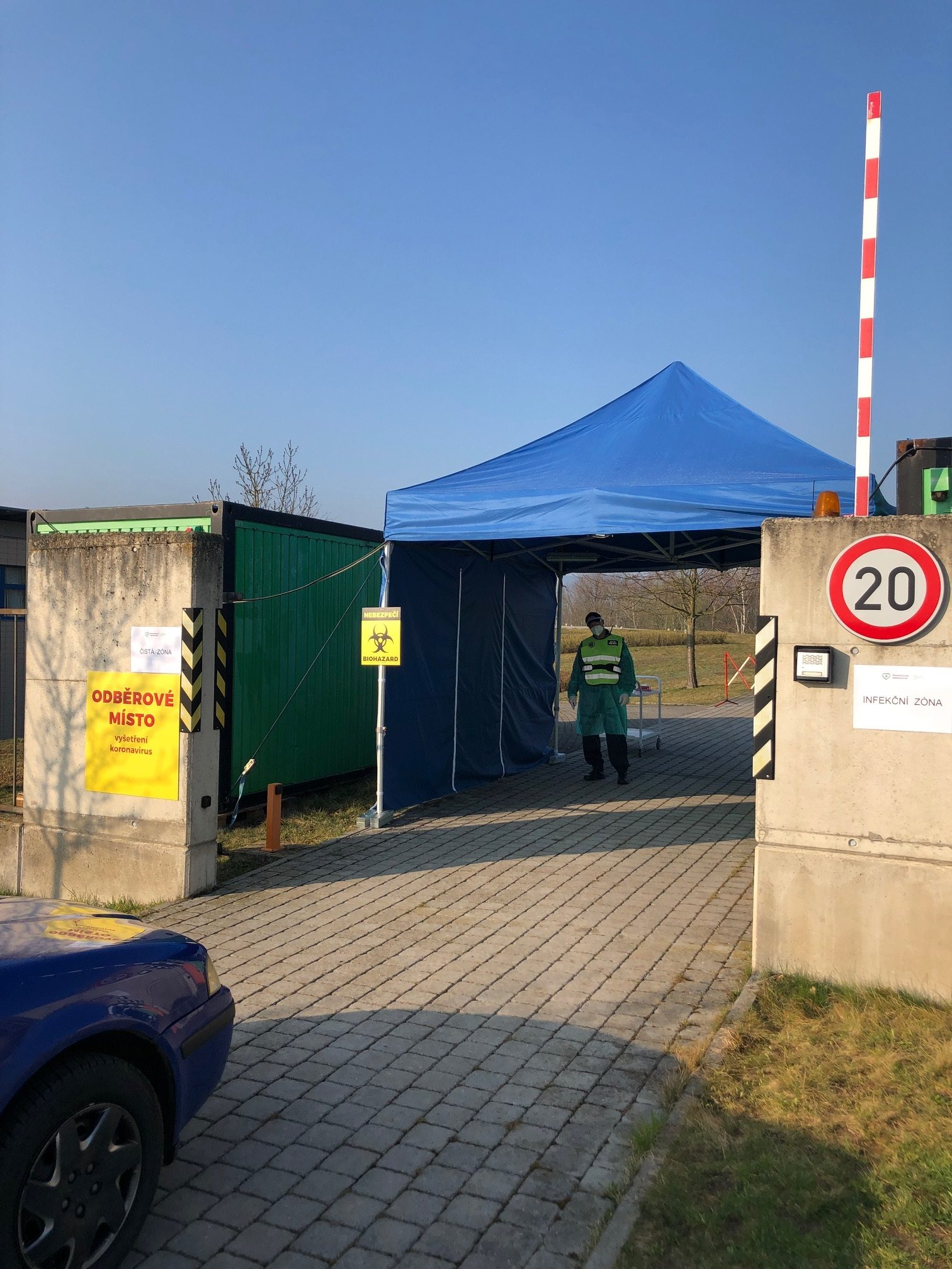 FOTOGALERIE: Náběrové místo v Domažlické nemocnici