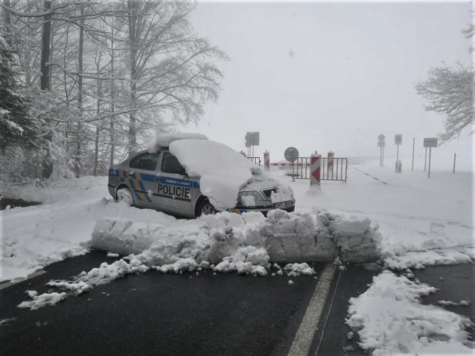 FOTOGALERIE: Policejní kontroly na hranicích