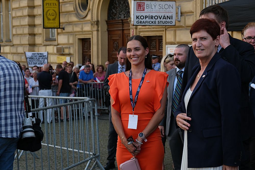 FOTOGALERIE: Mike Pompeo v Plzni