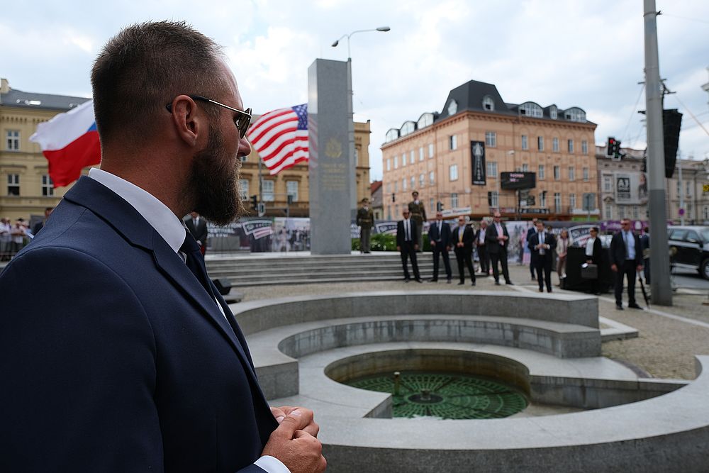FOTOGALERIE: Mike Pompeo v Plzni