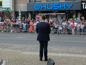 FOTOGALERIE: Mike Pompeo v Plzni