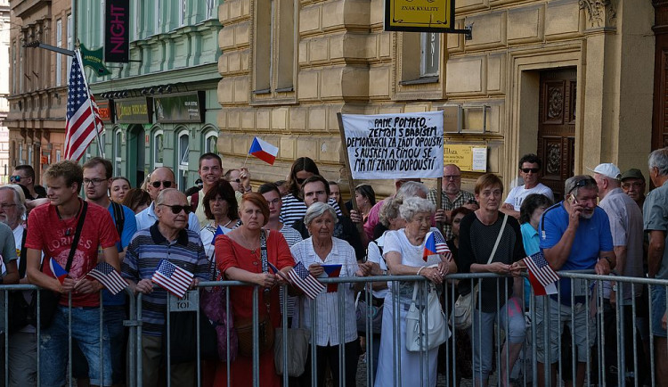 FOTOGALERIE: Mike Pompeo v Plzni