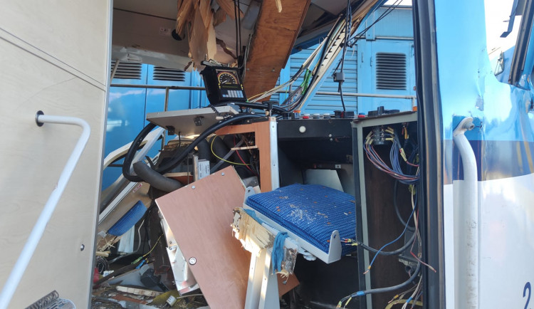 FOTOGALERIE: Srážka dvou vlaků ve Kdyni