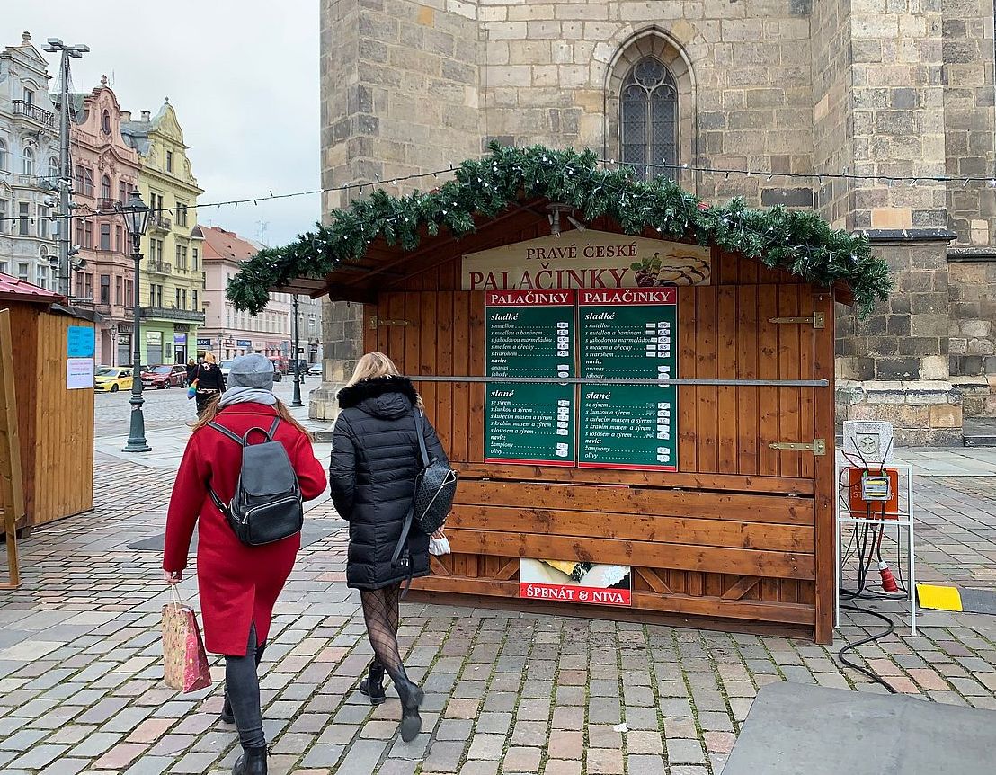 FOTOGALERIE: Uzavřené stánky na vánočních trzích