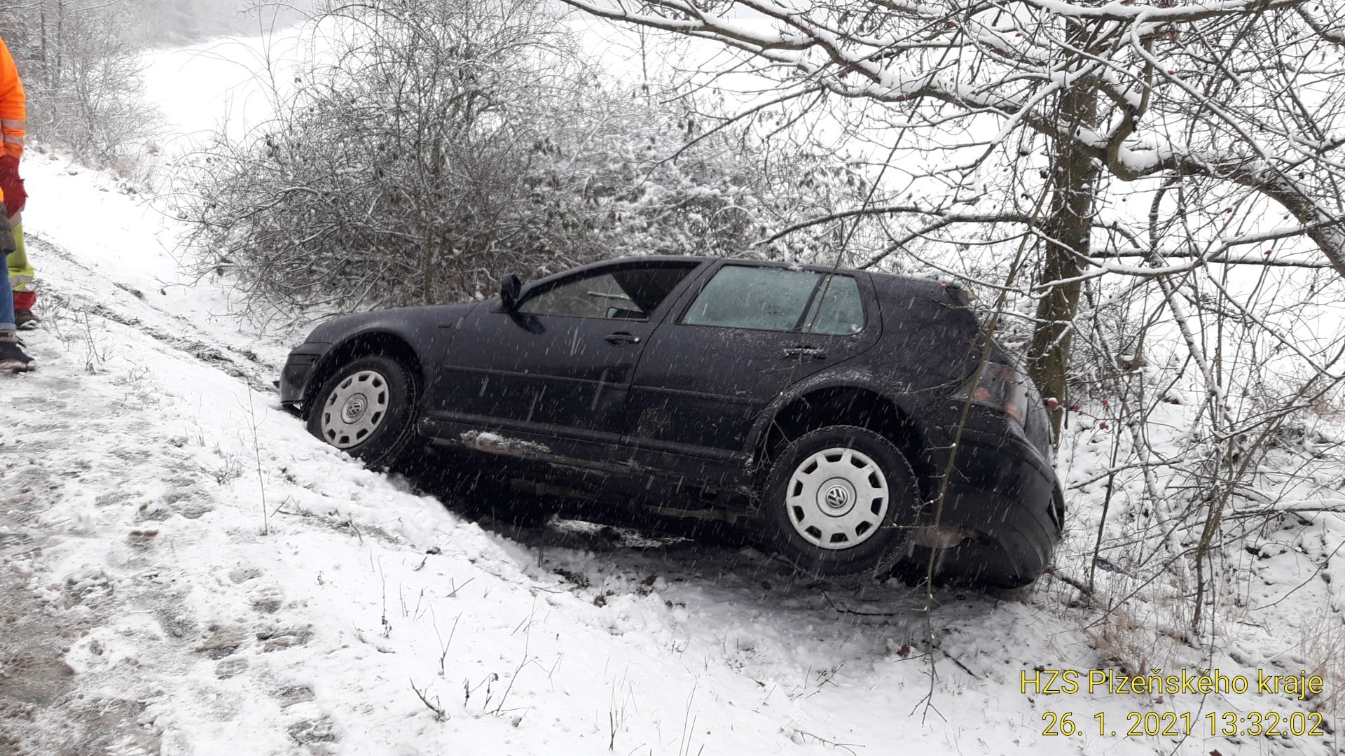 FOTOGALERIE: Nehody na sněhu