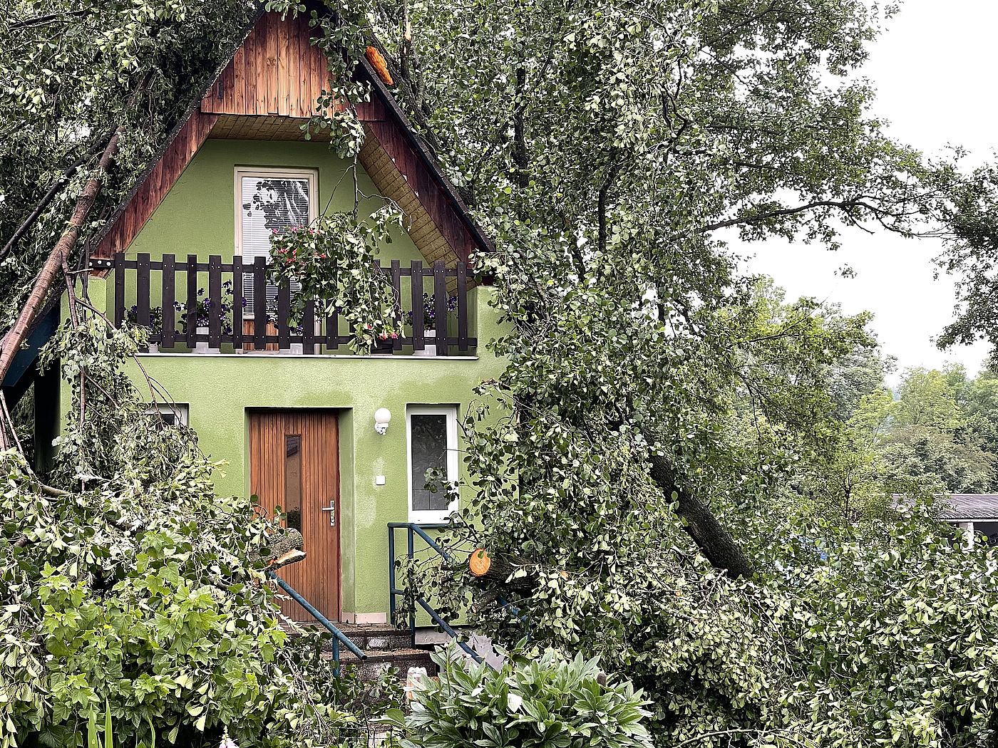 FOTOGALERIE: Krajem se prohnala silná bouře