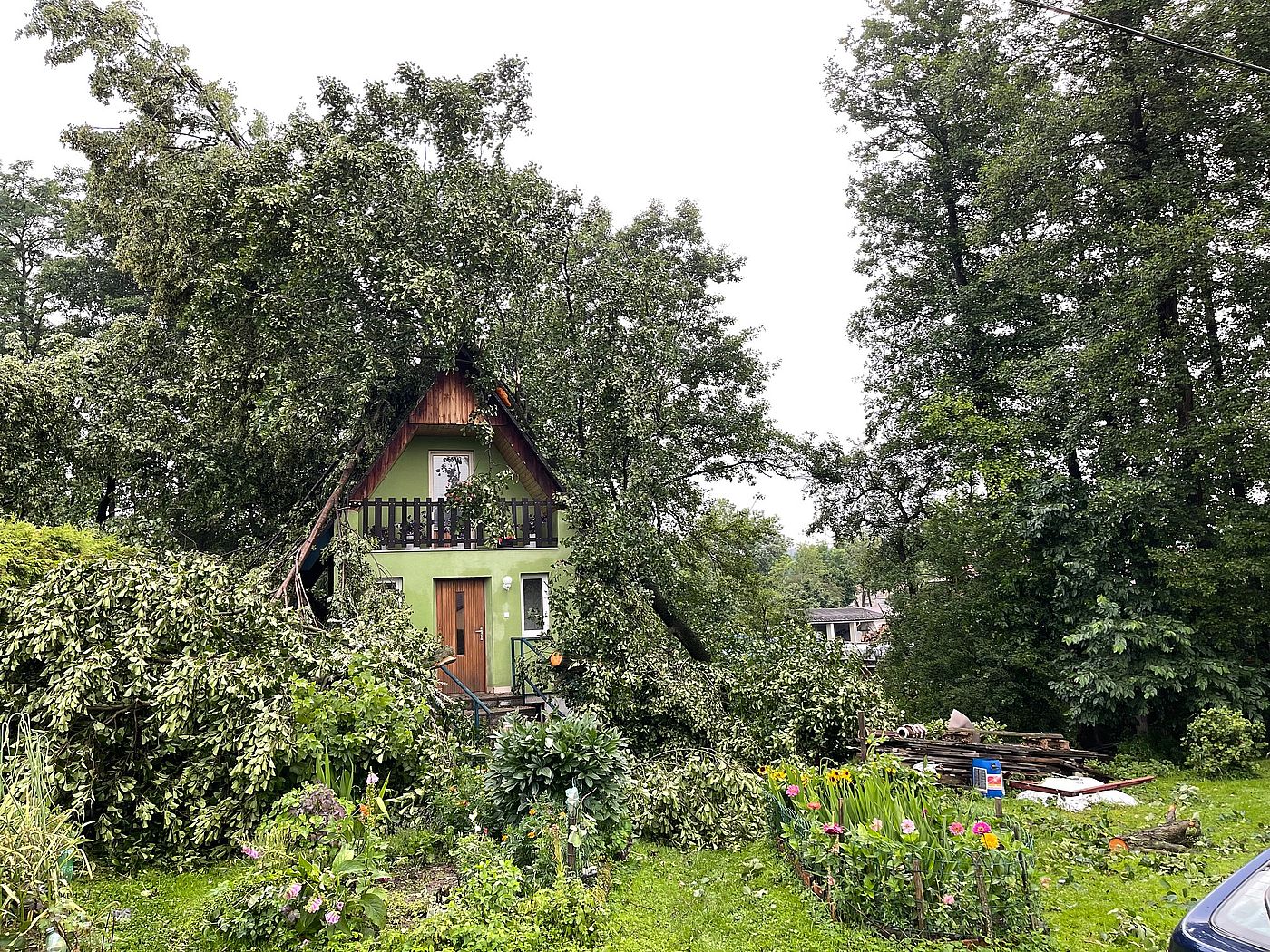 FOTOGALERIE: Krajem se prohnala silná bouře