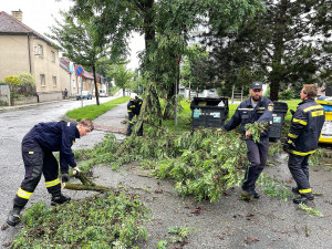 FOTOGALERIE: Krajem se prohnala silná bouře