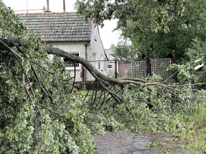 FOTOGALERIE: Krajem se prohnala silná bouře