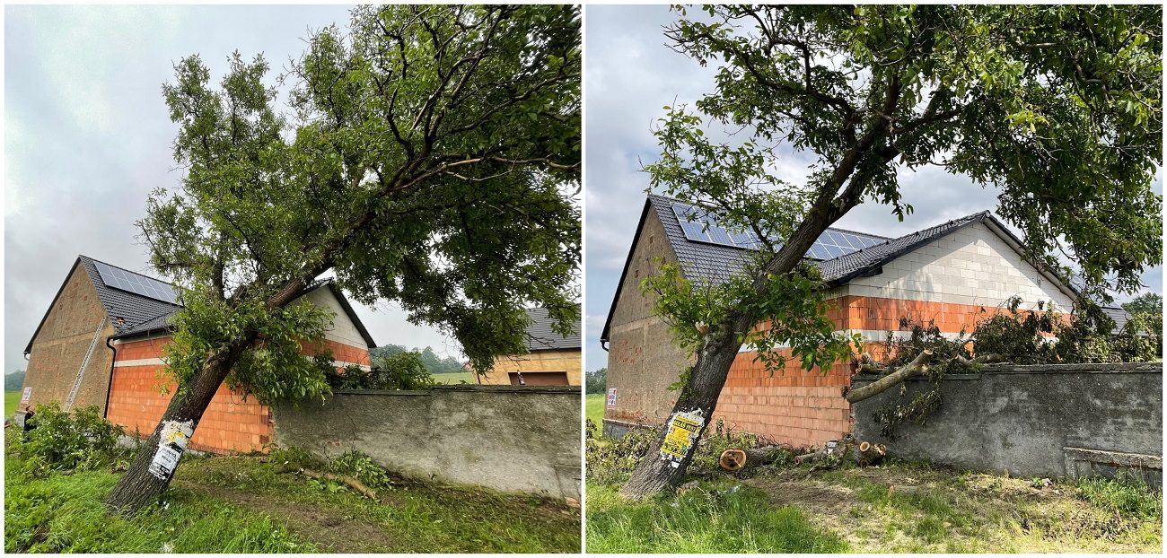 FOTOGALERIE: Následky bouře
