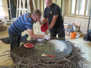 FOTOGALERIE: Výrova čapího hnízdo pro Národní muzeum Praha