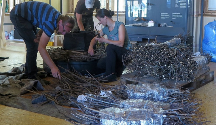 FOTOGALERIE: Výrova čapího hnízdo pro Národní muzeum Praha