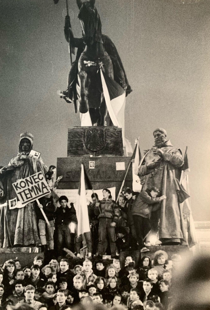 FOTOGALERIE: Sametová revoluce objektivem Richarda Beneše