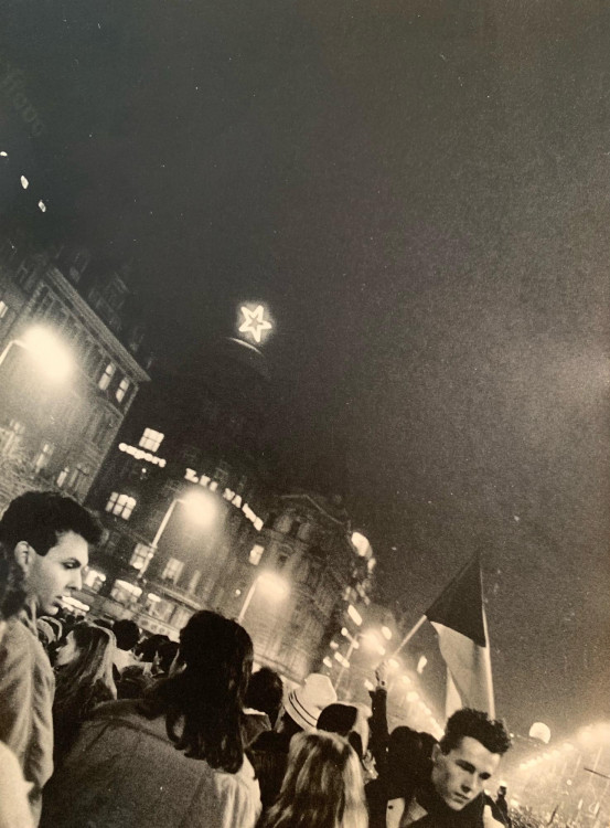 FOTOGALERIE: Sametová revoluce objektivem Richarda Beneše
