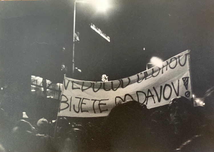 FOTOGALERIE: Sametová revoluce objektivem Richarda Beneše