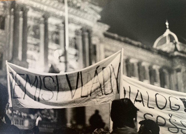 FOTOGALERIE: Sametová revoluce objektivem Richarda Beneše
