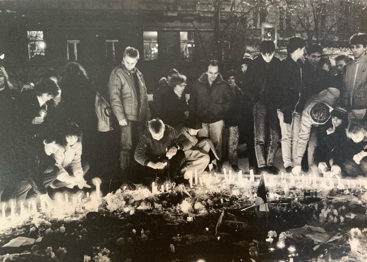 FOTOGALERIE: Sametová revoluce objektivem Richarda Beneše