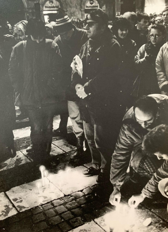 FOTOGALERIE: Sametová revoluce objektivem Richarda Beneše