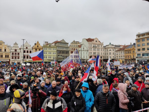 FOTOGALERIE: Demonstrace proti povinnému očkování
